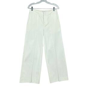 Everlane Wide Leg Trouser Pants in Bone Women's Size 0 NWOT